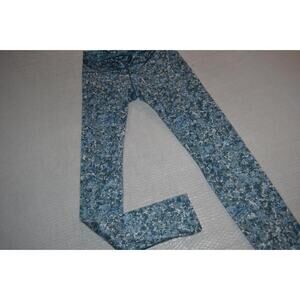 23643 Joy Lab Gym Pants Workout Yoga Blue Size Small Fitted Womens